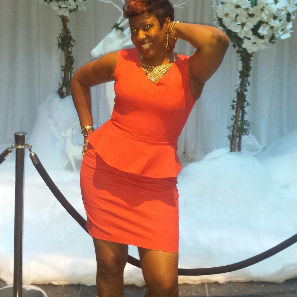 H &M Peplum Dress